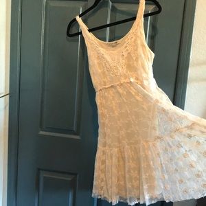 Lace White Dress